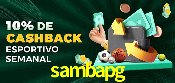 10% de bônus de cashback na sambapg